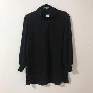 Matte Silk 3/4 Sleeve Blouse
